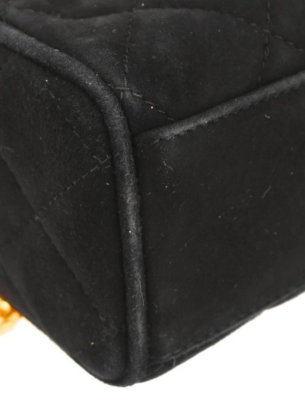 Chanel Black Suede Camera Bag Mini 135938 - Picture 4 of 10